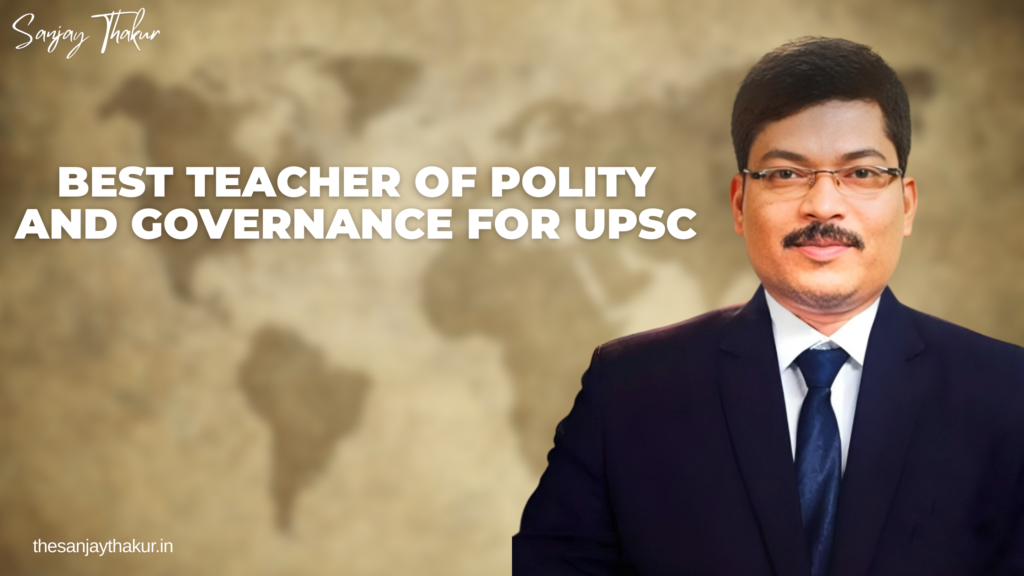 Sanjay Thakur teaching PSIR optional for UPSC